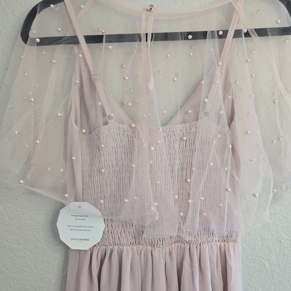 NWT Modcloth Misty Pink Perfection Maxi Dress Size 4 - Picture 3 of 5